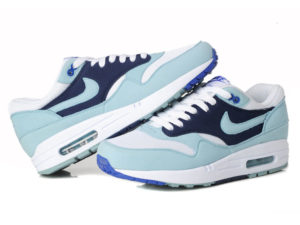 Кроссовки Nike Air Max 87 голубые с синим женские - общее фото