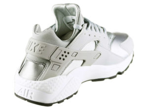 Кроссовки Nike Air Huarache Run Wolf серые мужские - фото сзади