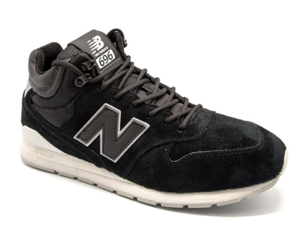 Кроссовки New Balance 696 замшевые черные (40-45)