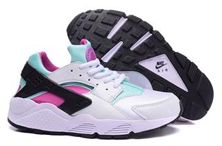 Nike Air Huarache бело-бирюзовые с сиреневым (35-40)