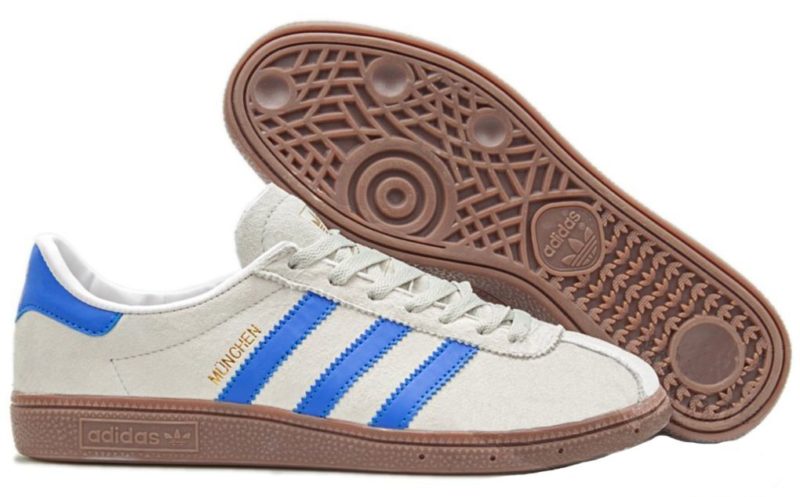 Adidas Munchen White-Blue белые с синим (40-44)