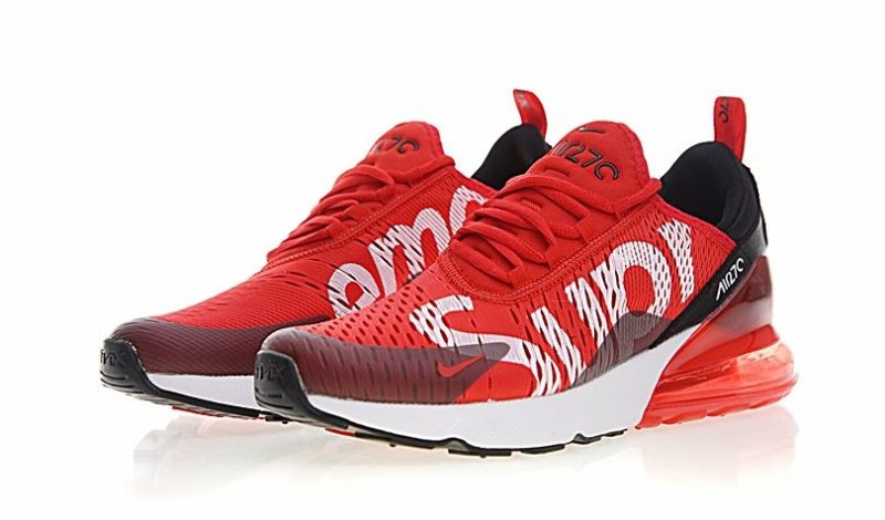 Nike Air Max 270 Supreme x красно-белые (35-44)