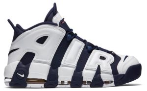 Nike Air More Uptempo синий с белым 40-45