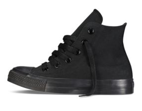 Converse All Star высокие черные  black (35-45). Конверс Ол Стар