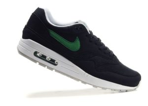 Nike Air Max 87 черные с зеленым 40-44