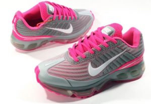 Nike Air Max 360 серые с розовым pink (35-39)