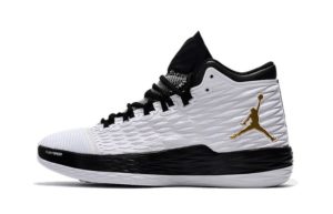 Nike Air Jordan Melo M13 белые с черным (40-44)