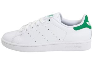 Adidas Stan Smith белые с зеленым (36-45)