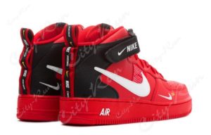 Nike Air Force 1 LV8 Utility Mid красные (35-44)