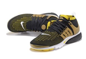 Nike Air Presto Flyknit Ultra черные с коричневым (39-44)