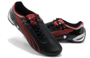 Puma Ferrari черные с красным (39-44)