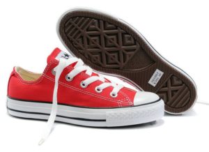 Converse All Star low red красные (35-40). Конверс Ол Стар