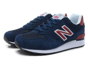 Кроссовки New Balance 670 темно-синие с красным (40-44)