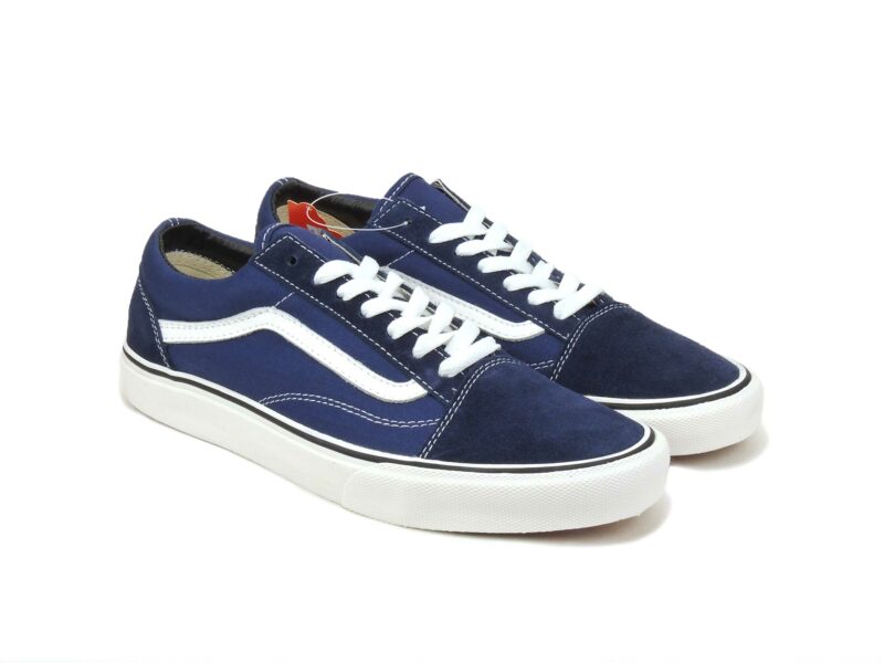 Vans blue-white темно-синие с белым (35-43)