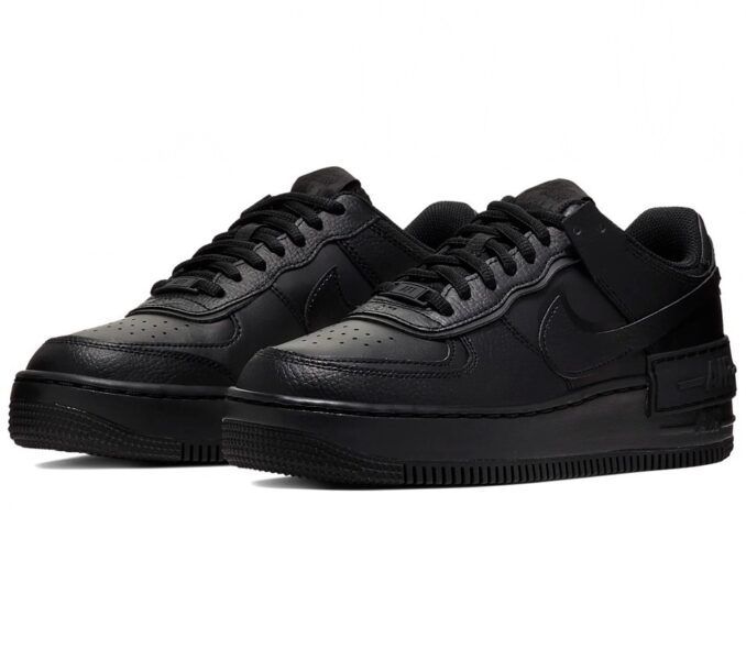 Nike Air Force 1 Shadow черные (35-44)