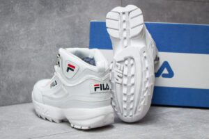 Зимние Fila Disruptor 2 с мехом белые (35-40)