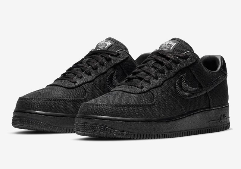 Stussy x Nike Air Force 1 Low черные (40-44)