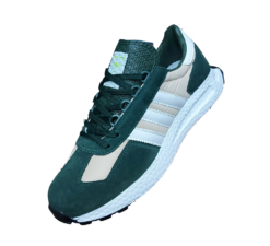 Adidas ZX 500 зеленые с белым замша-нейлон мужские (40-45)