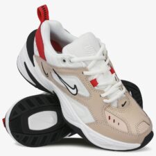 Nike M2K Tekno бежевые с белым кожаные женские (35-40)