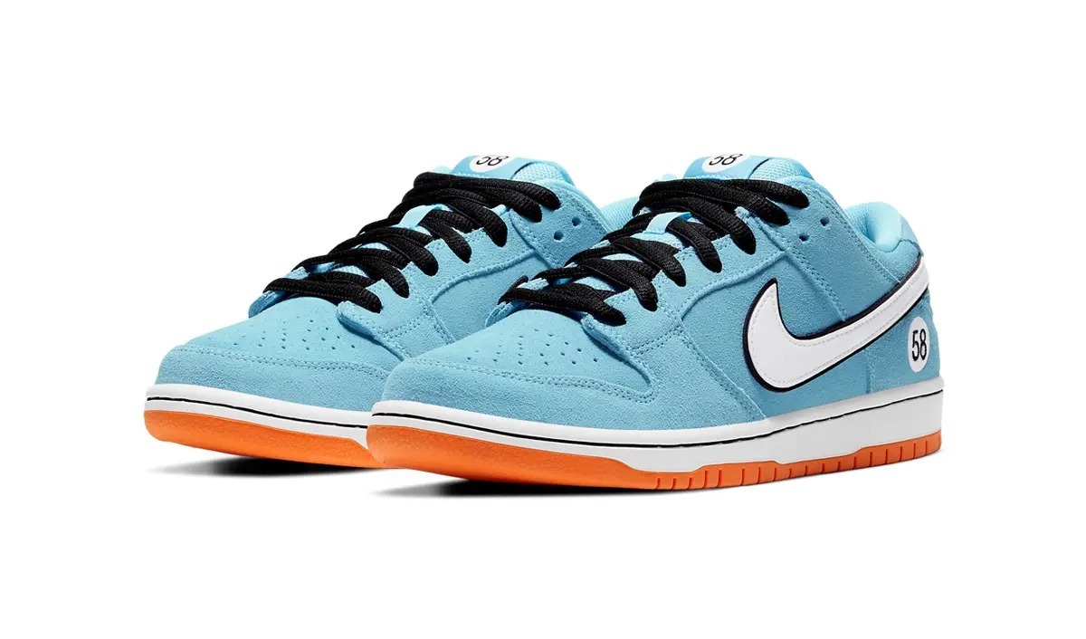 Nike SB Dunk Low Club 58 Gulf голубые нубук мужские-женские (35-44) —  купить в Кирове в дисконт интернет-магазине StreetFoot.ru