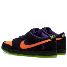 Nike SB Dunk Low Night of Mischief черные с оранжевым кожа-нубук мужские (45-48)