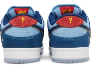 Nike SB Dunk Low Pro Why So Sad? cиние с голубым нубук мужские-женские (40-44)